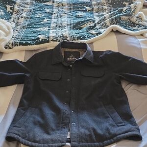 Prana Black Pea Coat